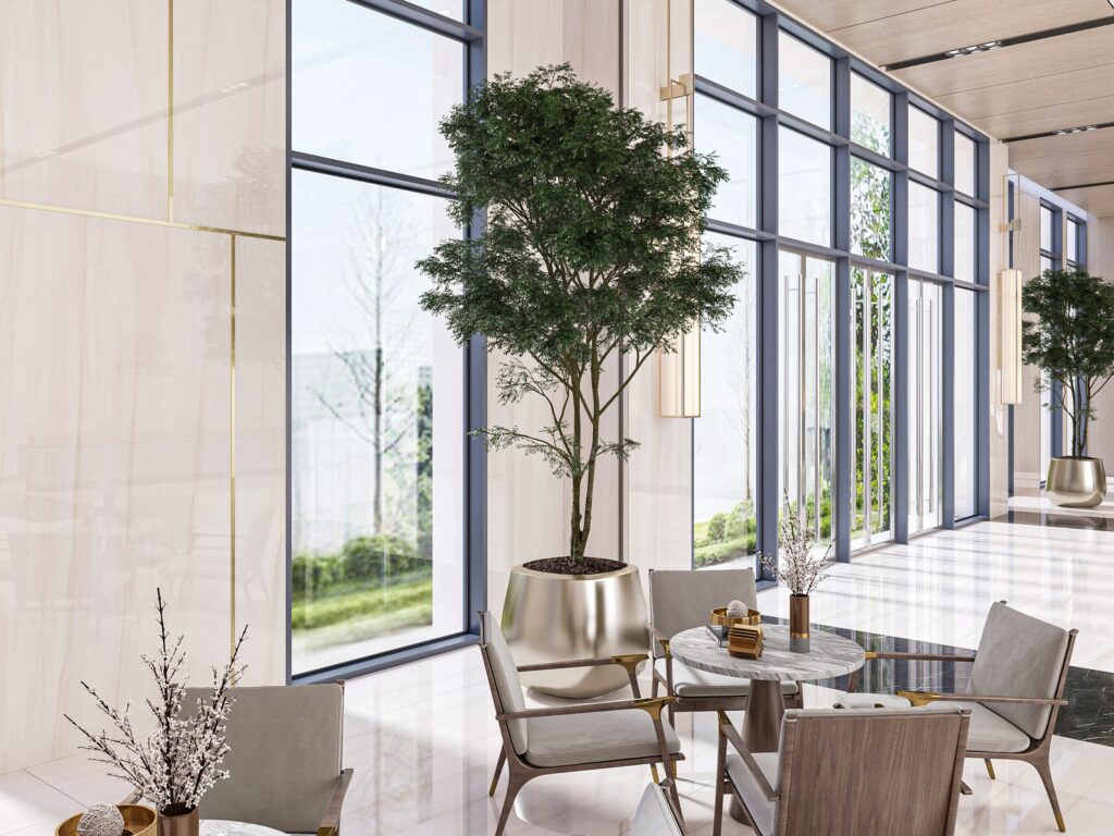 đá nung kết sử dụng trong dự án fit-out khách sạn và thương mại