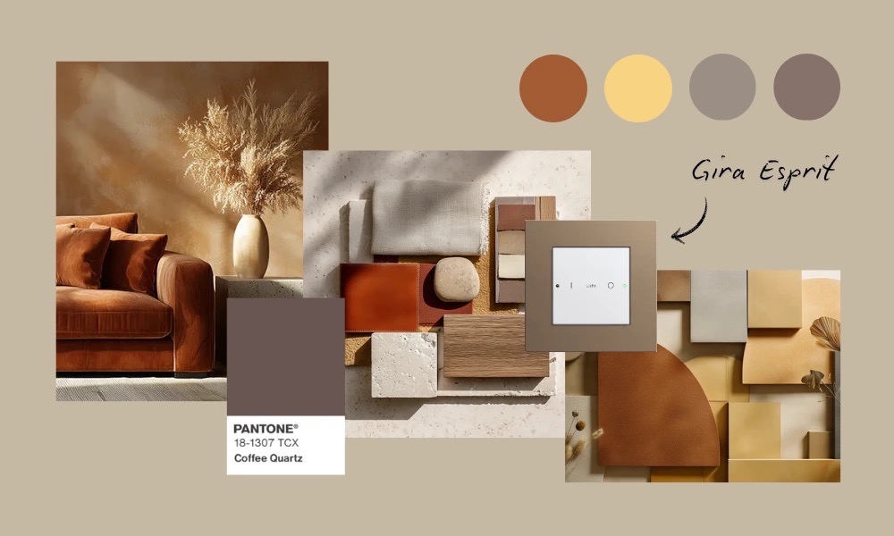 Luxury interior with earth tones and neutral color palette