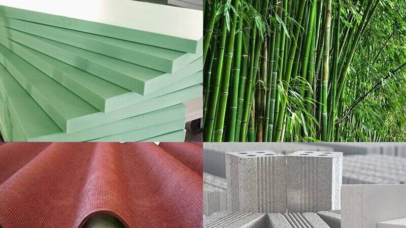 Green interior materials for sustainable living spaces
