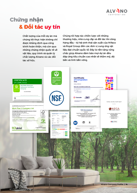 FSC-certified interior wood for sustainable construction projects